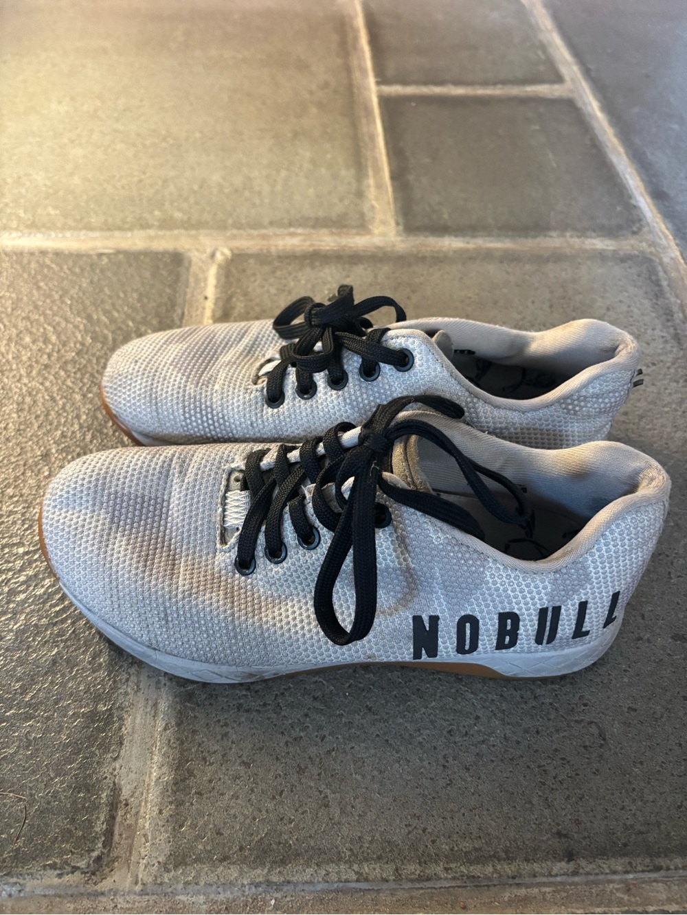 NOBULL White Mesh Training Shoes CrossFit Gym Sneakers Women’s Size 7